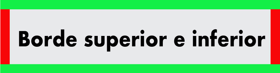 Borde superior y inferior